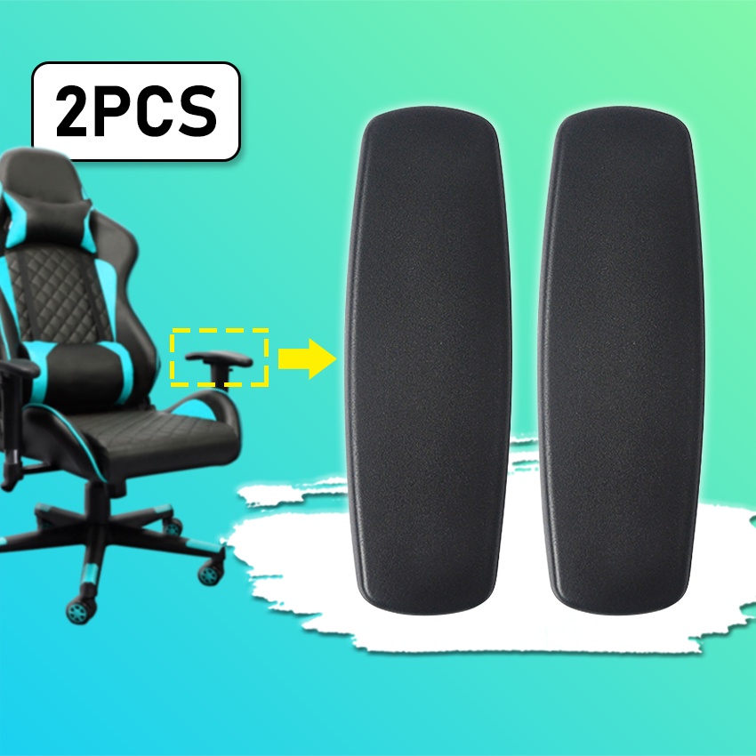 2Pcs/Set Office Chair Armrest Replacement Arm Pads PU Leather Shopee Philippines