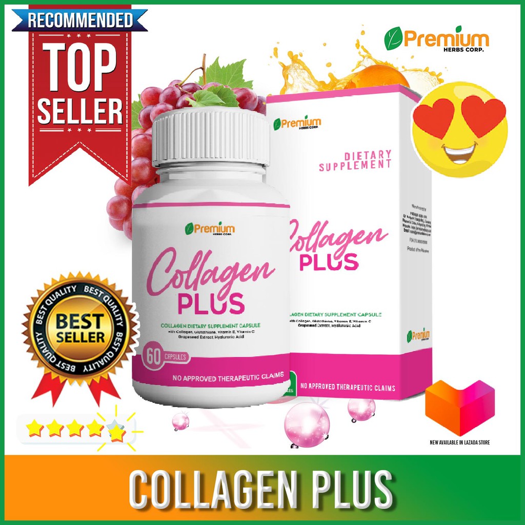 Collagen Plus with Glutathione Extract 100 orig. with vit C Vitamin C