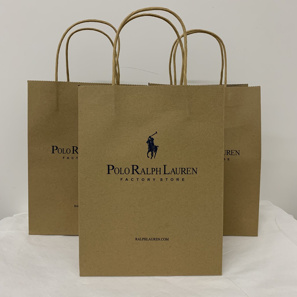Polo Ralph Lauren Paper Bag 120501（ Size 26*20*11.5cm ) Shopee