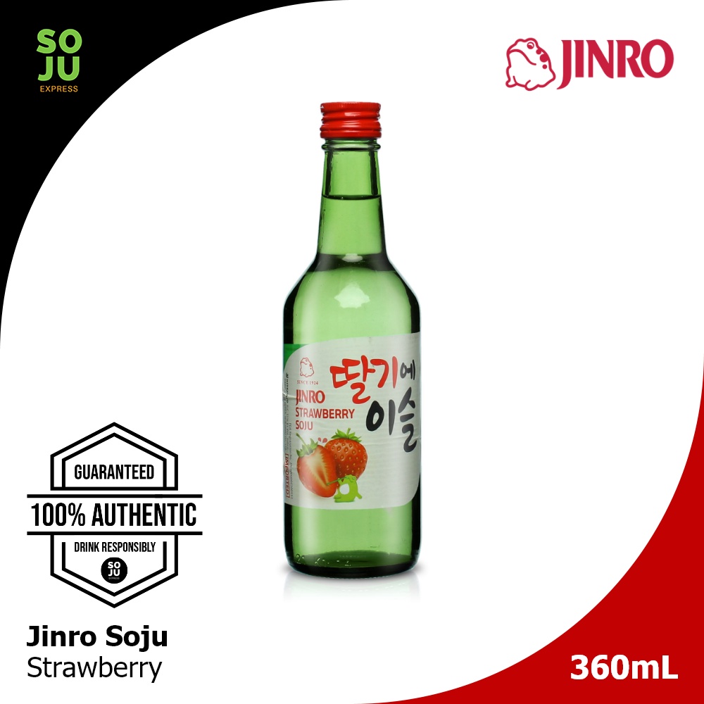 Jinro Soju Strawberry 360ml Shopee Philippines