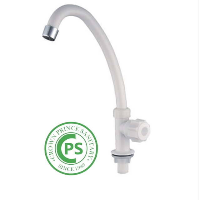 WHITE GOOSE NECK PLASTIC FAUCET CPS 4109 Shopee Philippines