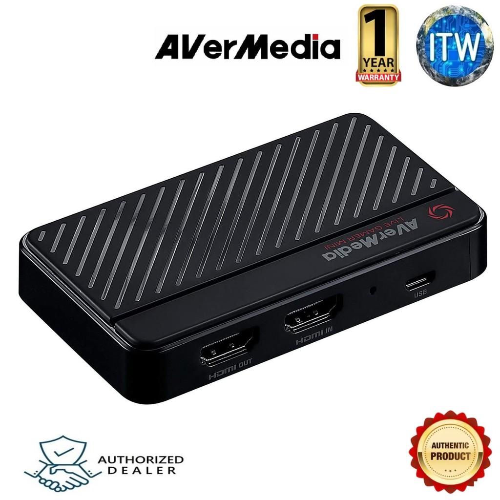 AVerMedia Live Gamer Mini GC311 Full HD 1080P Portable Video Streaming