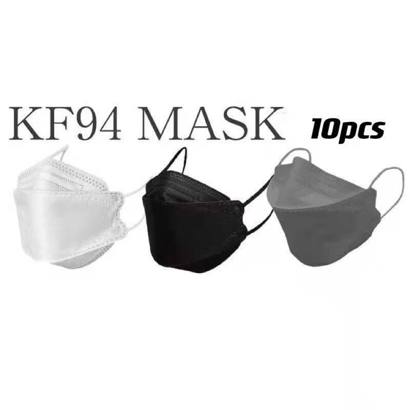4layer nonwoven protective filter 3D Korean mask 10PCS KF94 mask