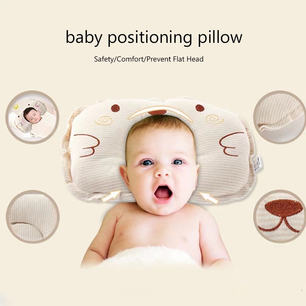 Newborn 01 year old positioning pillow baby anti head deformation soft
