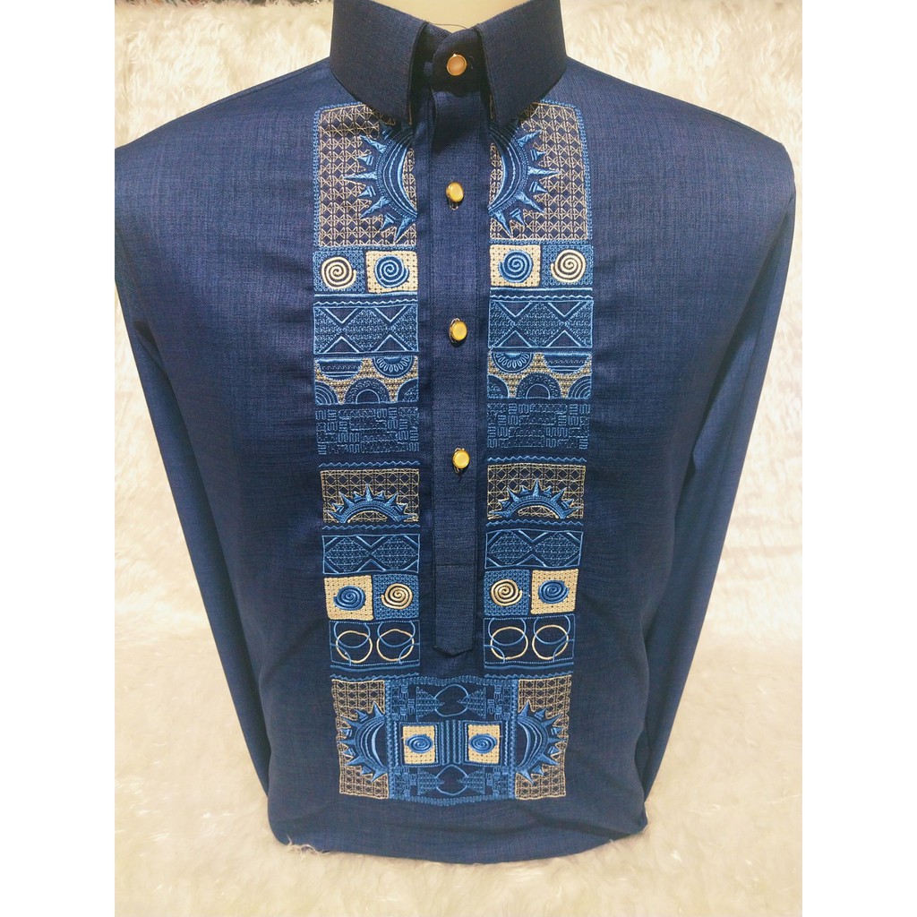 Barong Long Sleeves Formal Wear (Tela w/ Burda also available) Shopee