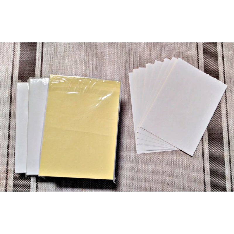 A6 Sticker Paper Waybill size Matte 20s, 50s, 100s Shopee Philippines