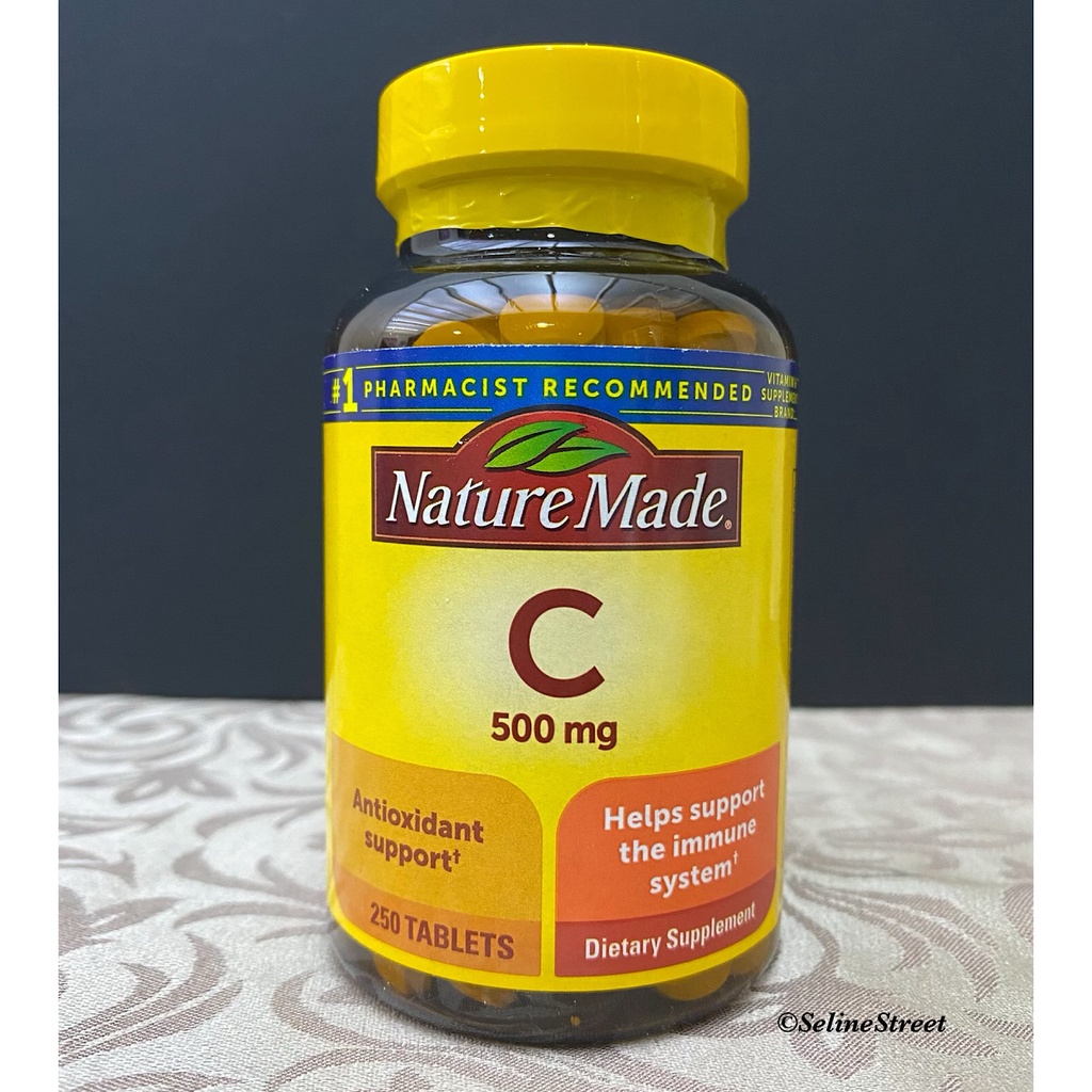 Nature Made Vitamin C 500mg 250 Tablets Shopee Philippines