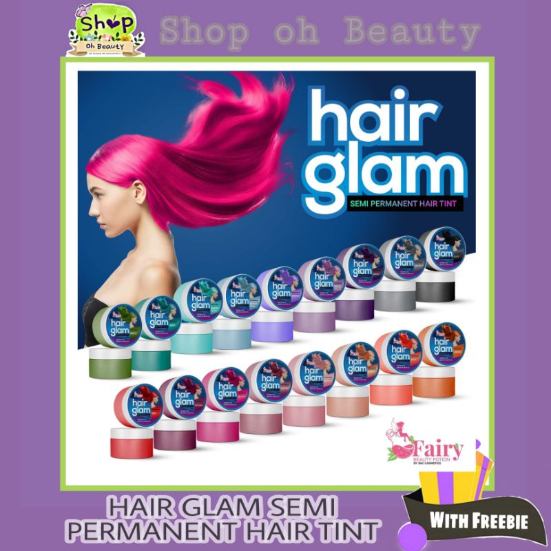 FBP HAIR GLAM SEMI PERMANENT HAIR TINT/COLOR 120G INFUSED WITH