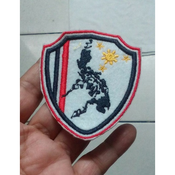 Philippine Map with stripe in Shield patch embroidery morale Shopee