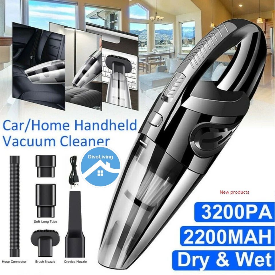 Vacuum Cleaners Wireless Rechargeable Handheld Vacuum Portable Car