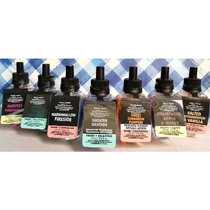 BATH & BODY WORKS BBW WALLFLOWERS REFILLS 2021 WHITE BARN SPRINGFALL