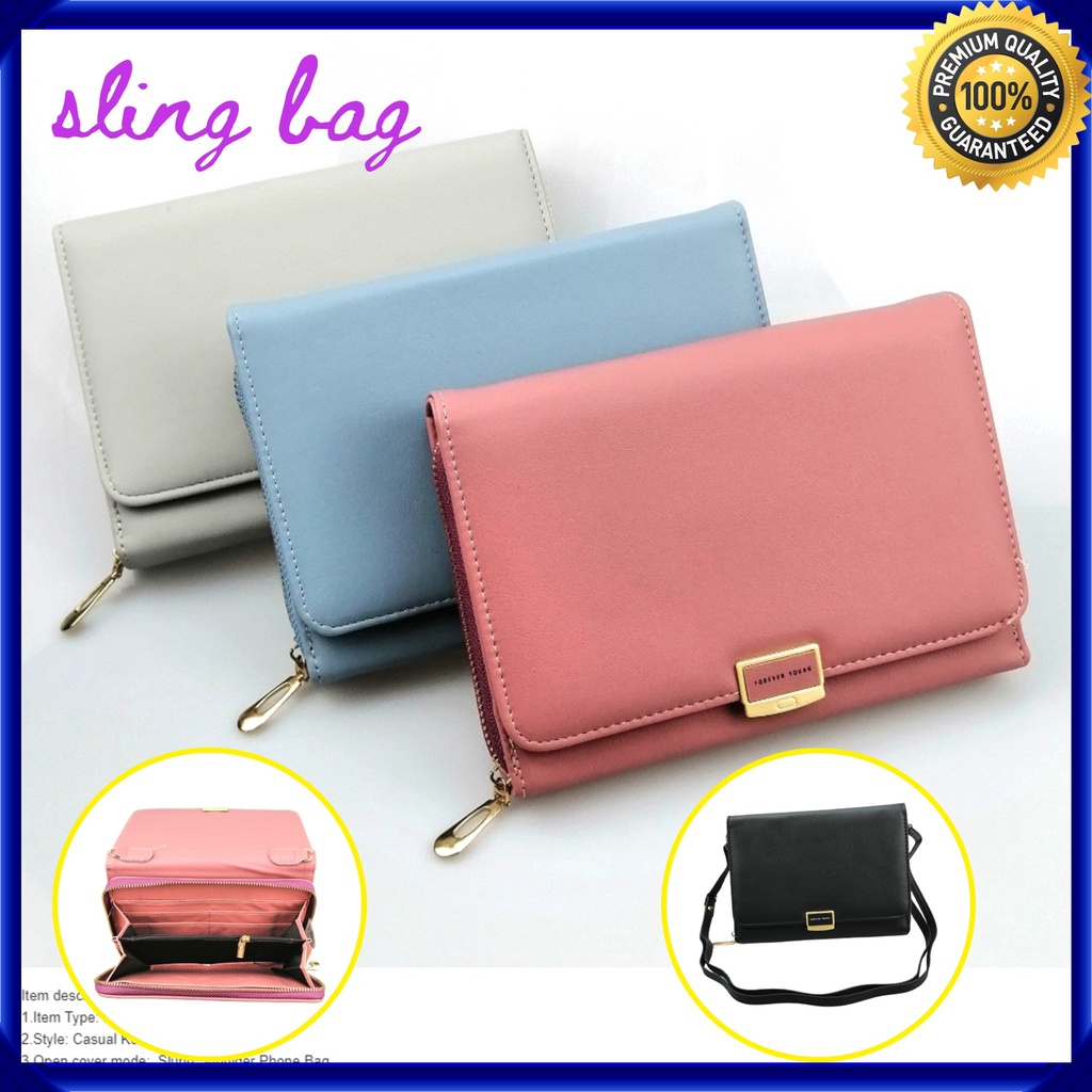 Fashion Purse Forever Young Wallet Korean Style Slings Bag And Purse 