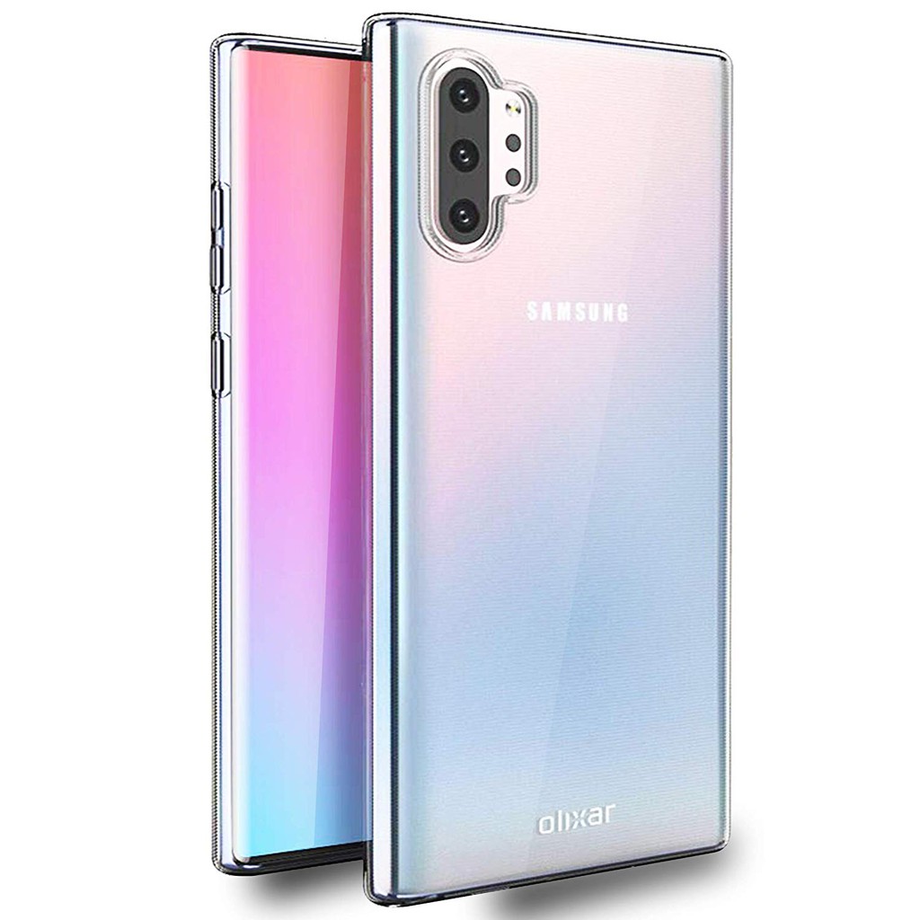 Samsung Galaxy Note 10 Plus Case Transparent Silicone Soft