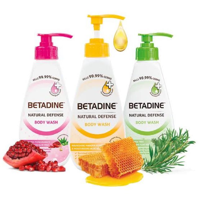 Betadine Natural Defense Body Wash 500ml Shopee Philippines