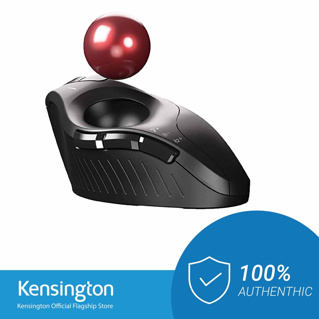Kensington Pro Fit Ergo Vertical Wireless Trackball K75370ww Shopee