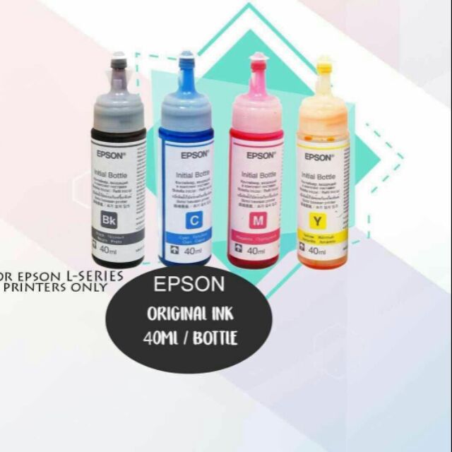 EPSON ORIGINAL 664 or L121 or L120 INK 40ml 1 SET Shopee Philippines