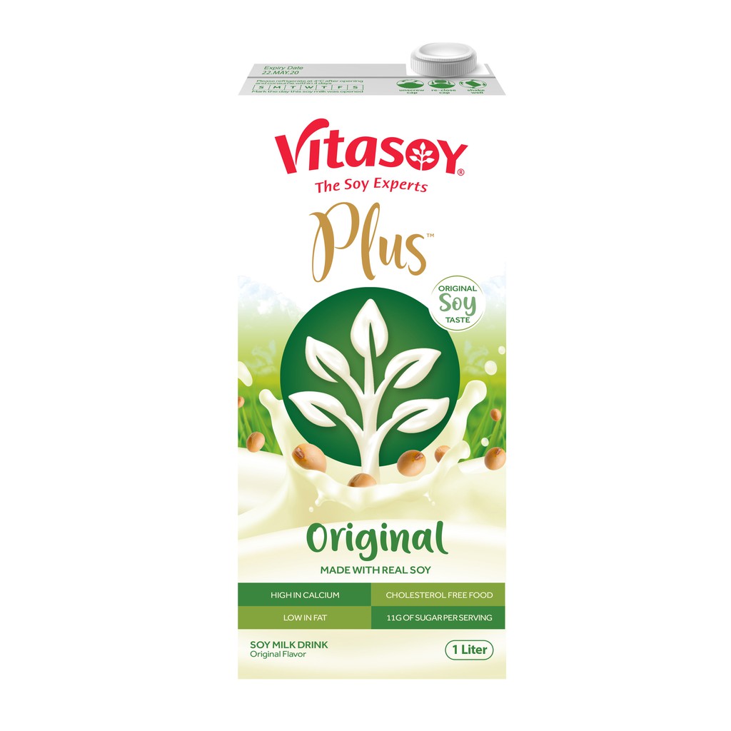 Vitasoy Plus Original Flavor (1L) Shopee Philippines