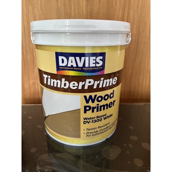 1 gallon Davies timber prime wood primer water based DV1300 white
