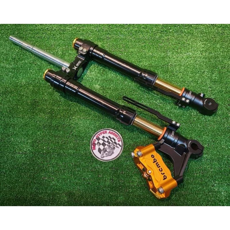 MVR1 INVERTED FORK ASSEMBLY (CALIPER 4POT RADIAL, OPTIONAL ADDON