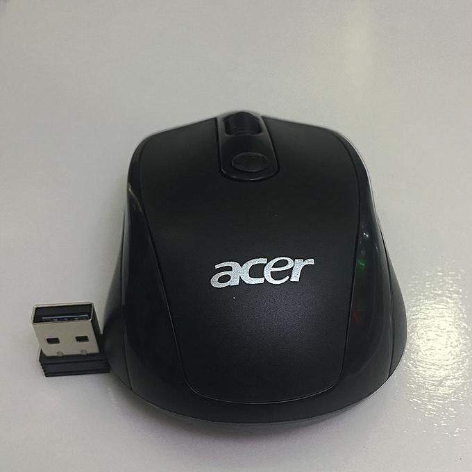 ACER 2.4G Wireless Optical Mouse ACCESSORIES [ BLACK] Shopee Philippines