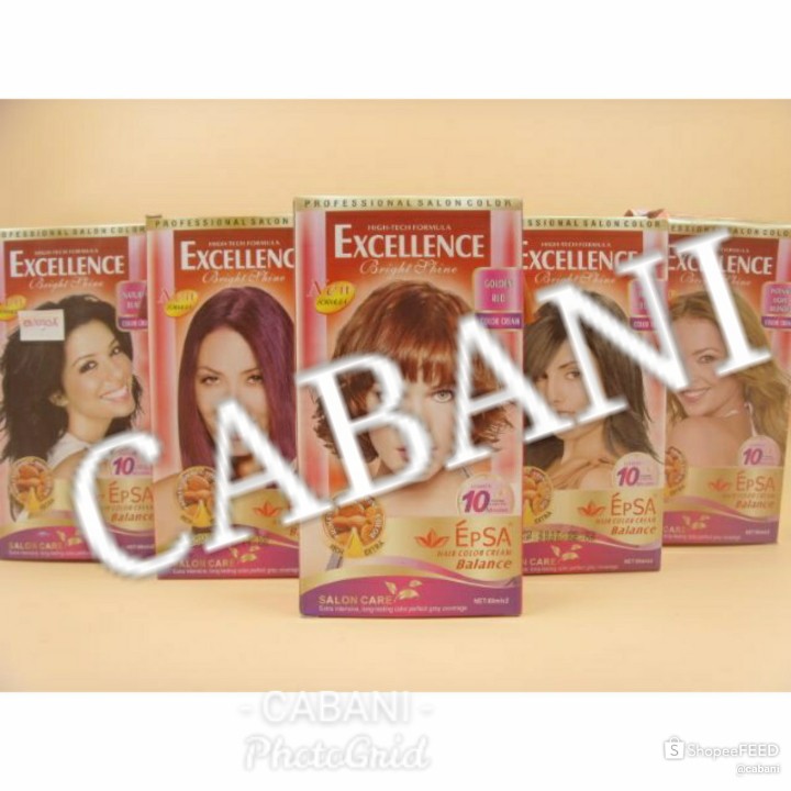 EPSA Excellence Hair Color Cream 60ml.1020 Shopee Philippines