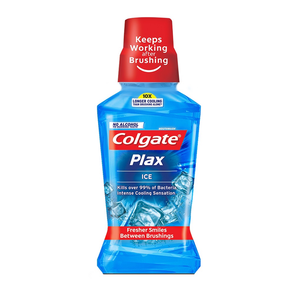 Colgate Plax Antibacterial Mouthwash Ice Intense Flavor 250mL Shopee