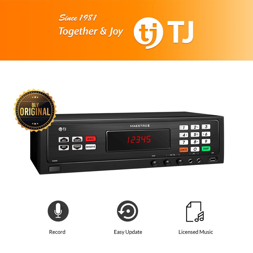 TJ Media TKR335P 16GB 32GB Maestro Karaoke Player from Korea Shopee