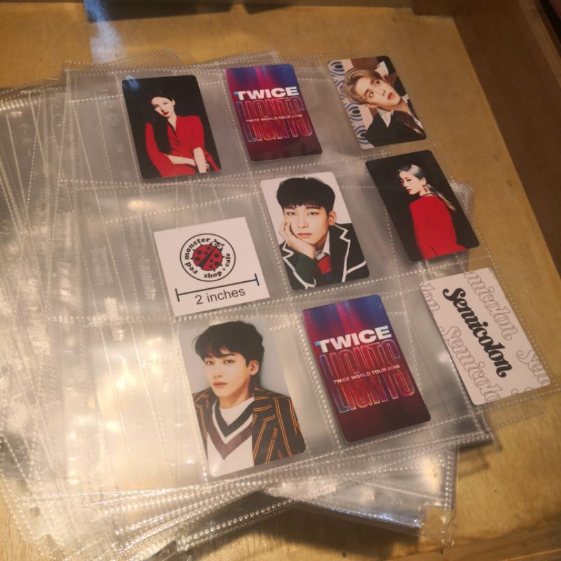 9 Pocket Card Sleeves SideLoad per piece [kpop photocard pokemon