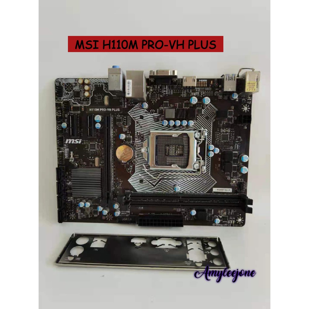 MSI H110M PROVH PLUS DDR4 Motherboard(SECONDHAND) Shopee Philippines
