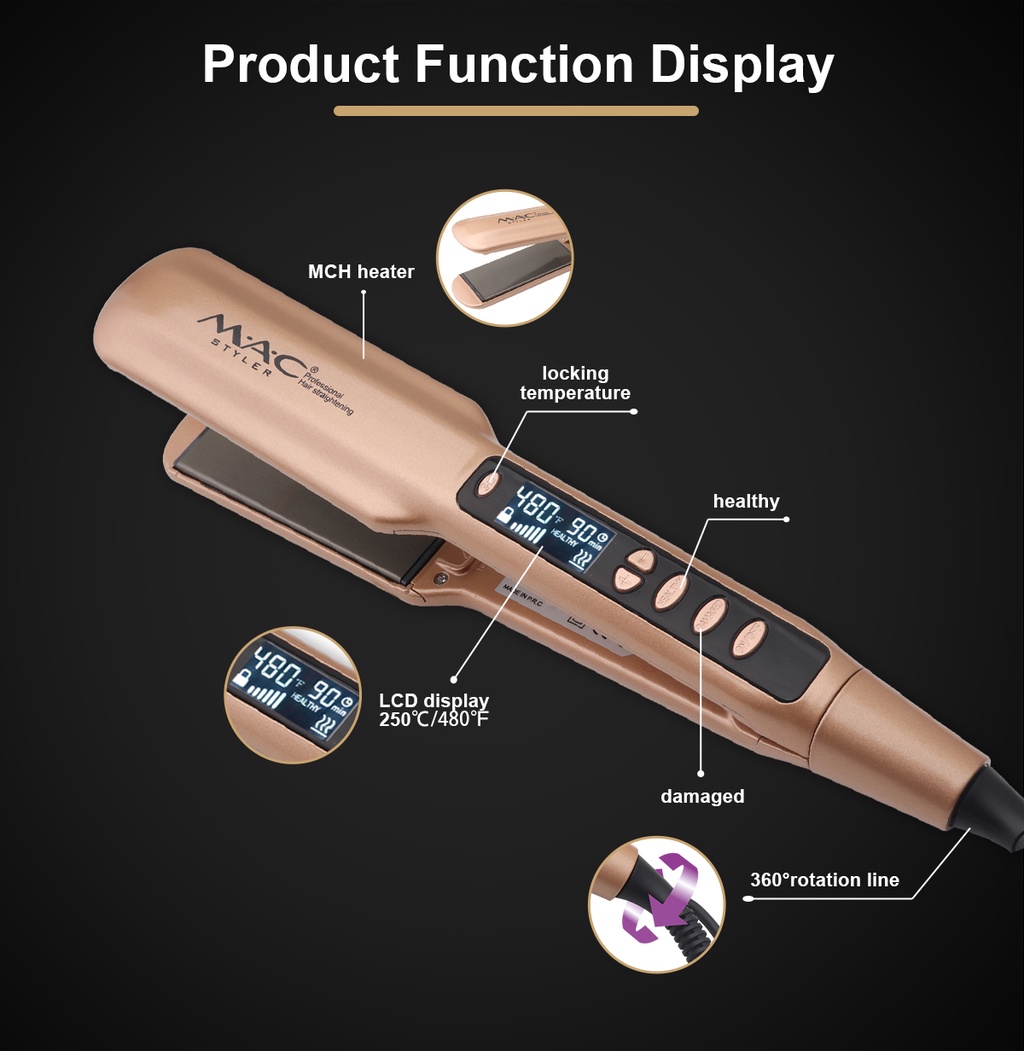 MAC Styler Professional Hair Iron hair straightener mac hair iron