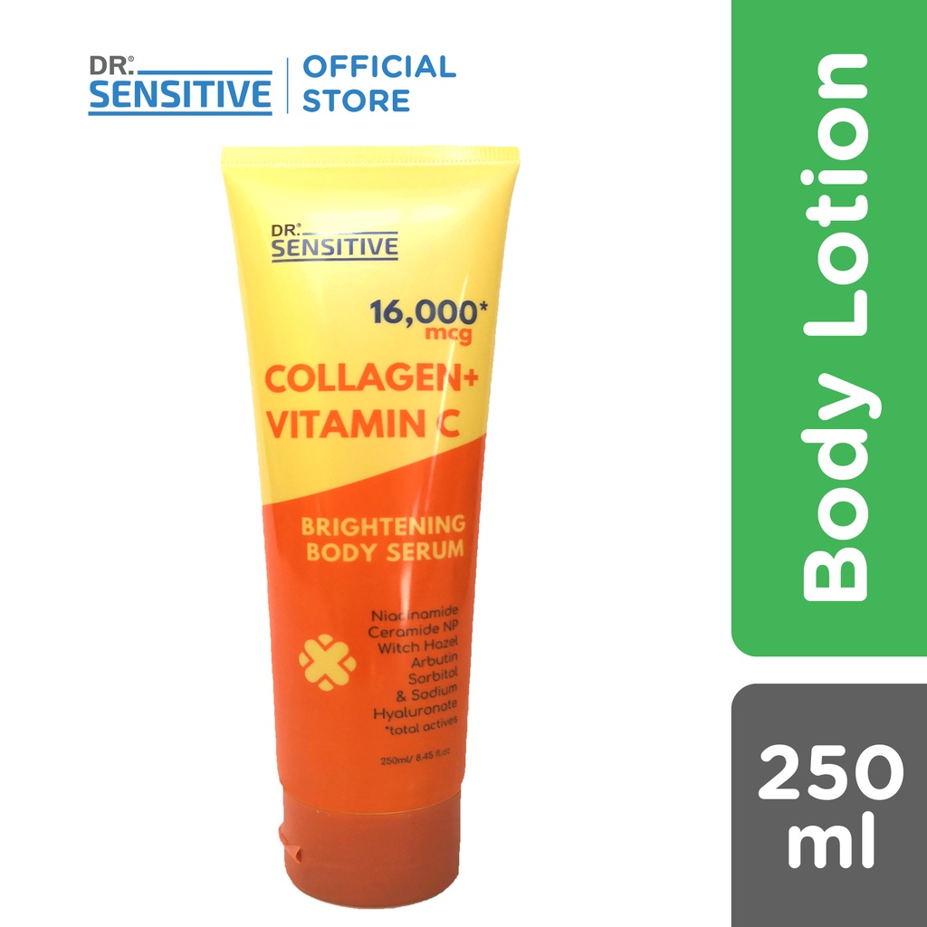 Dr. Sensitive Collagen & Vitamin C Brightening Body Serum Lotion 250ml