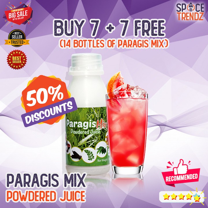 7+7 Bottles of Paragis Mix Organic Herbal Natural Reproductive