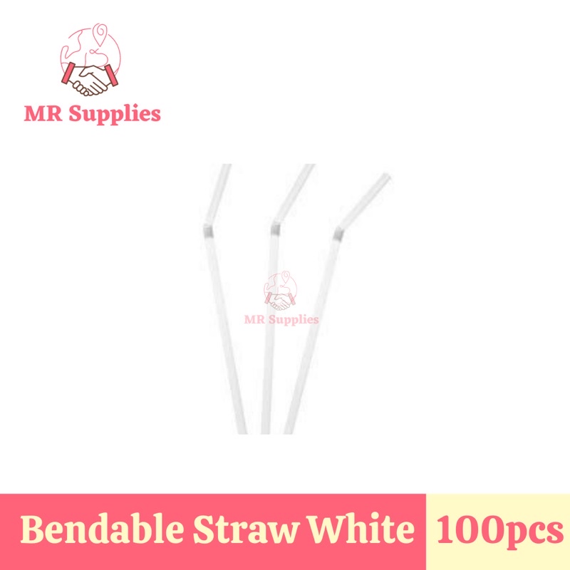 Bendable Straw [Juice Lemonade] 100pcs. Shopee Philippines