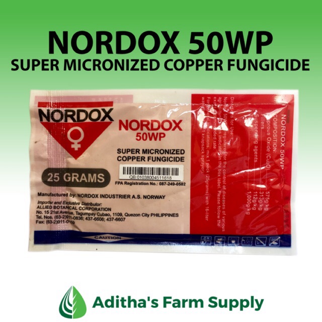 Nordox 50WP (Super Micronized Copper Fungicide) 25 grams Shopee