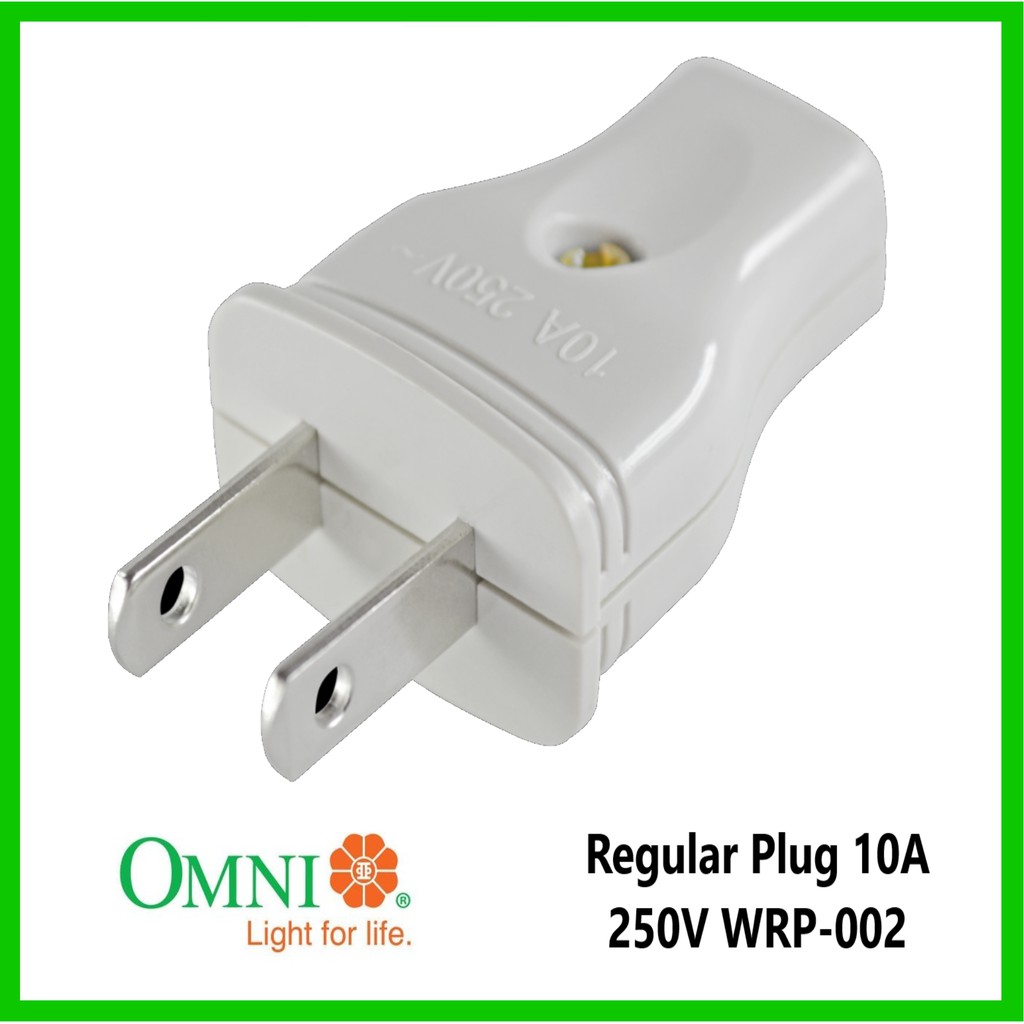 Omni Regular Plug 10A 250V WRP002 Original Shopee Philippines