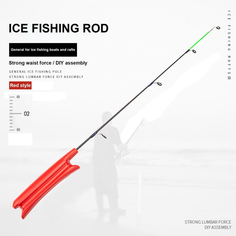 Anti Slip Ice Fishing Rod Ice Fishing Poles Adjustable for Outdoor