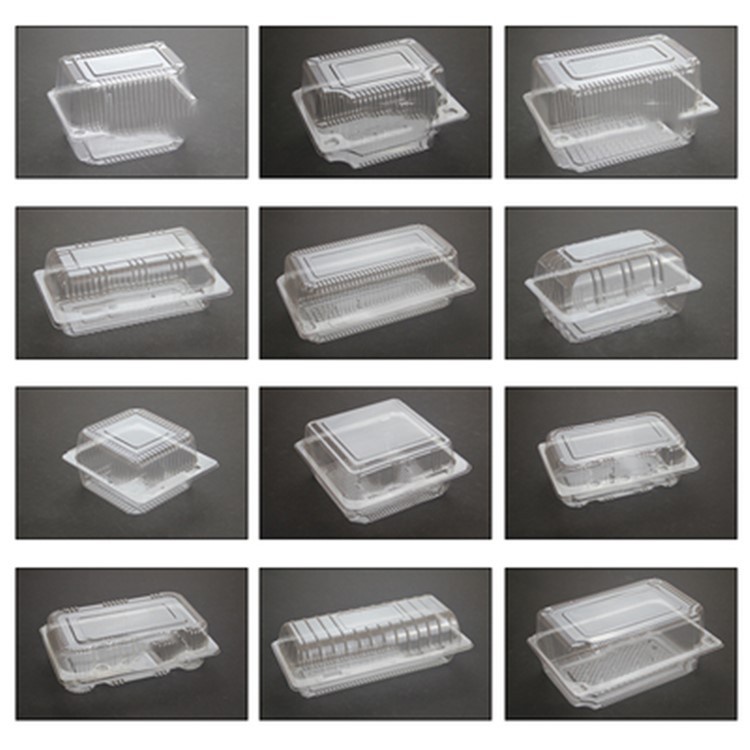 [10pcs] Plastic clamshell container for half roll, loaf size Shopee