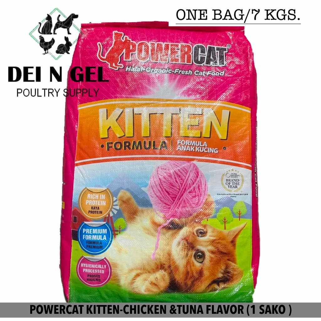 POWERCAT KITTEN ORGANIC CAT FOOD KITTEN CHICKEN & TUNA FLAVOR (1