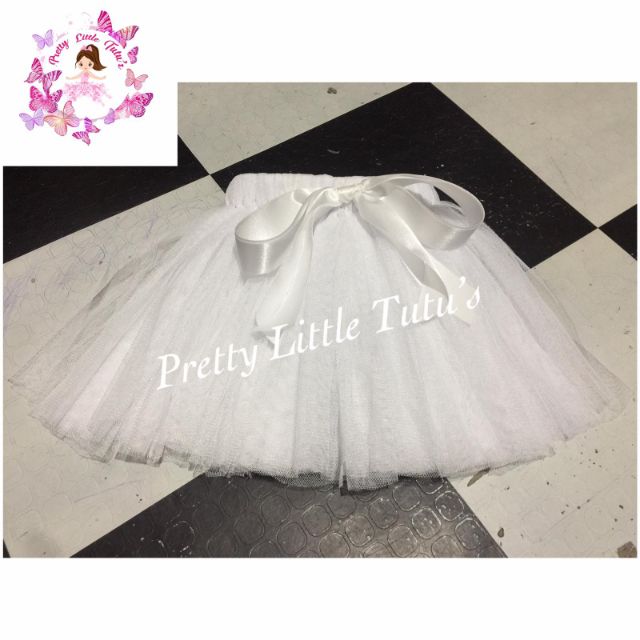 PRETTY White Tutu skirt (SOFT TULLE) for kids/Babies Shopee Philippines
