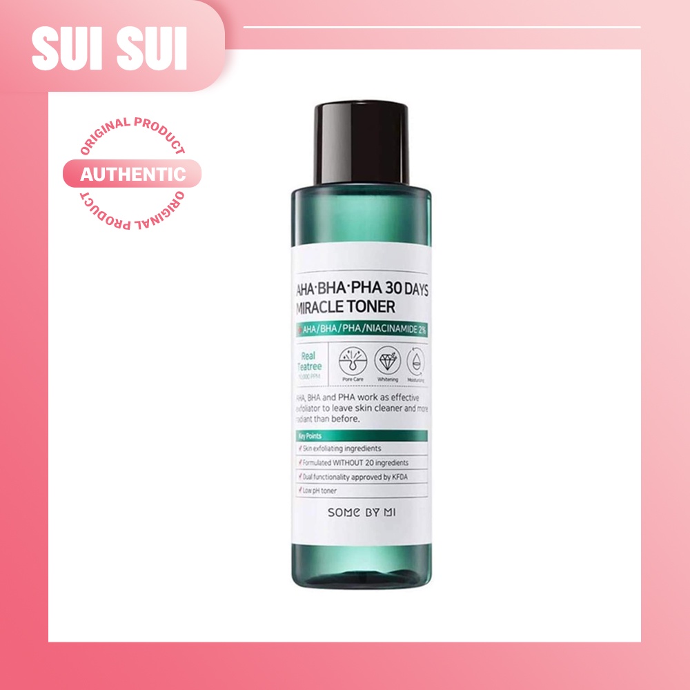 Some By Mi AHA BHA PHA 30 Days Miracle Toner 150ml [Korean, Skincare