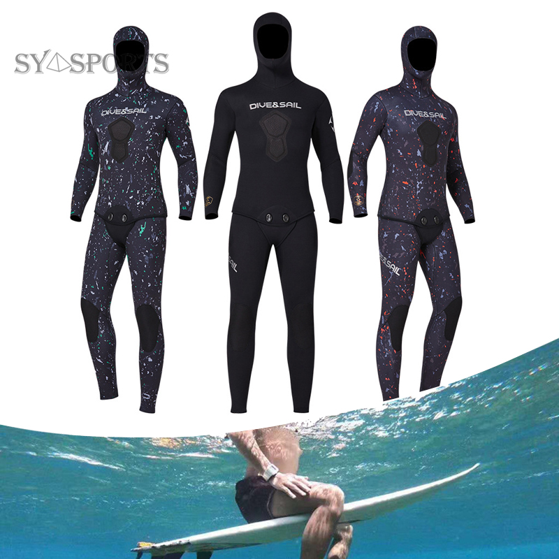 SYSPORTS Open Cell Wetsuit 1.5mm 3mm CR Neoprene Spearfishing Men