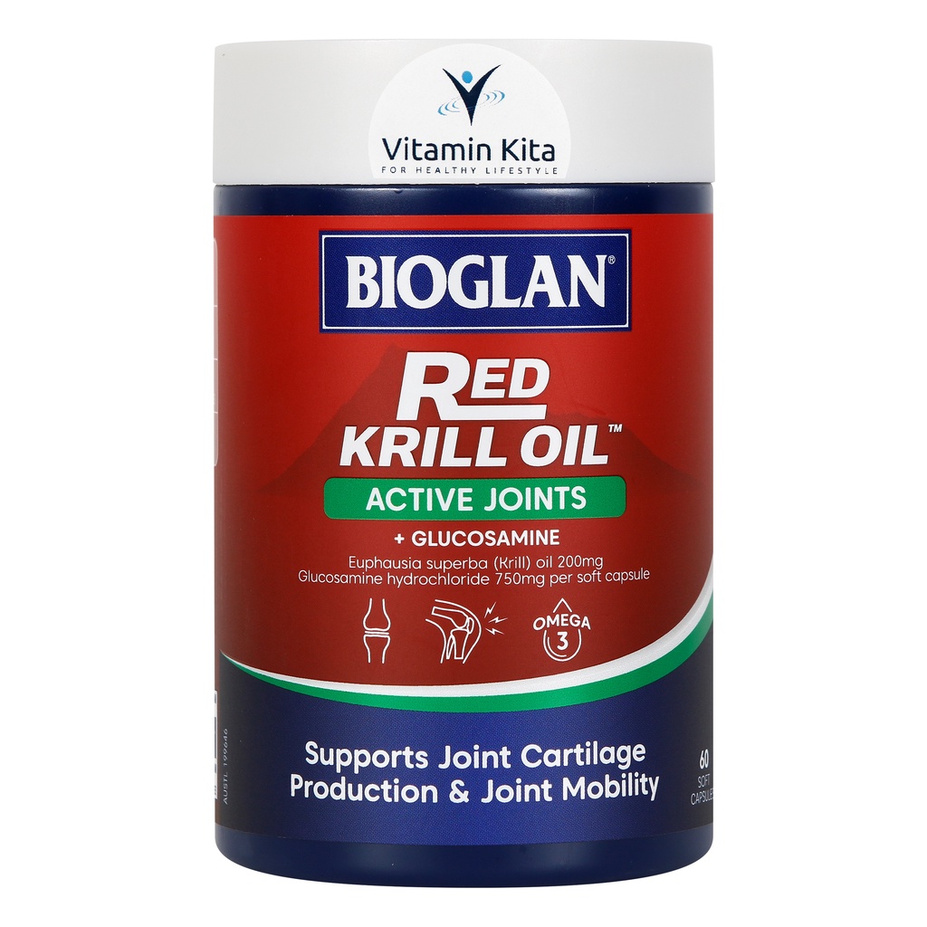 Bioglan Red Krill Oil Active Joints (60 Soft Capsules) Shopee Philippines