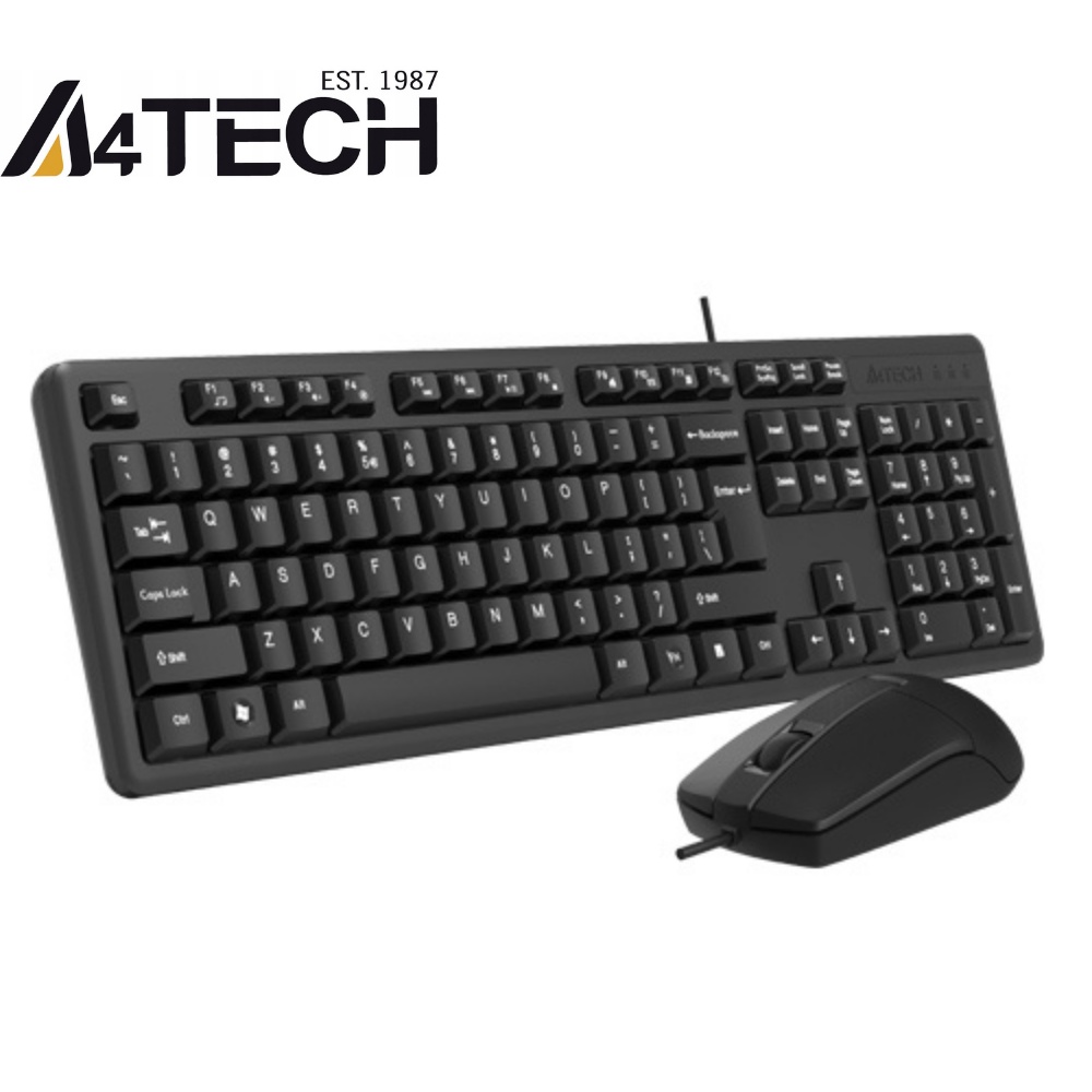 Allan A4tech KK3330 Multimedia FN Desktop Keyboard Mouse Combo/ Office Keyboard and Mouse Combo
