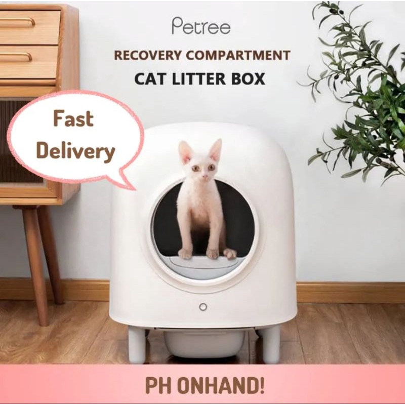 Petree Second Generation Automatic Cat Litter Box Self Cleaning
