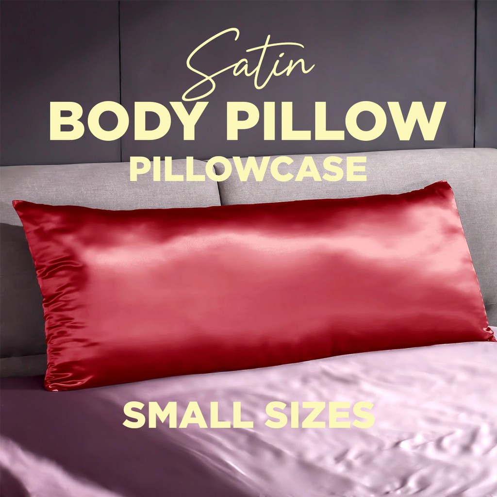 Body Pillow Pillowcase Satin Fabric (Small Sizes) Elegant Satin For Body Pillow Shopee