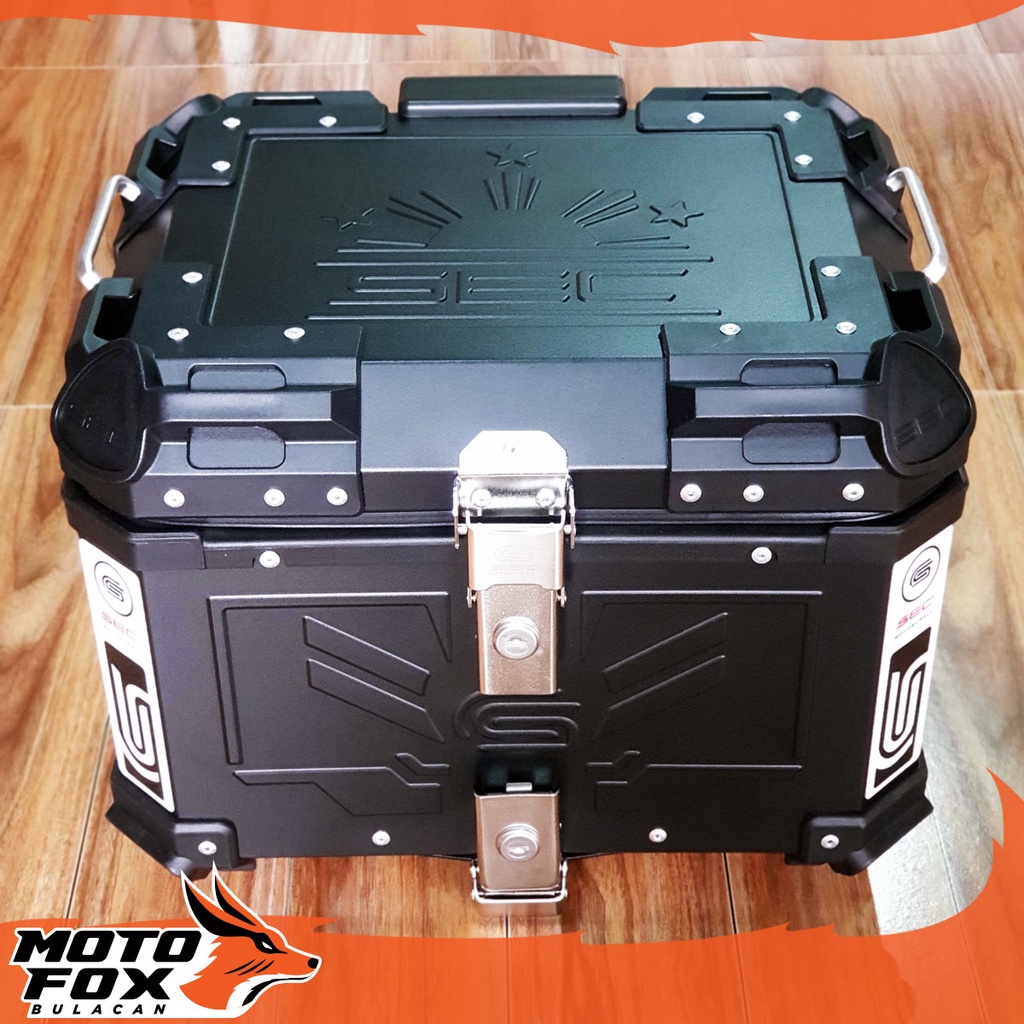 SEC Pinas 45L Alloy Top Box with Back Rest Shopee Philippines