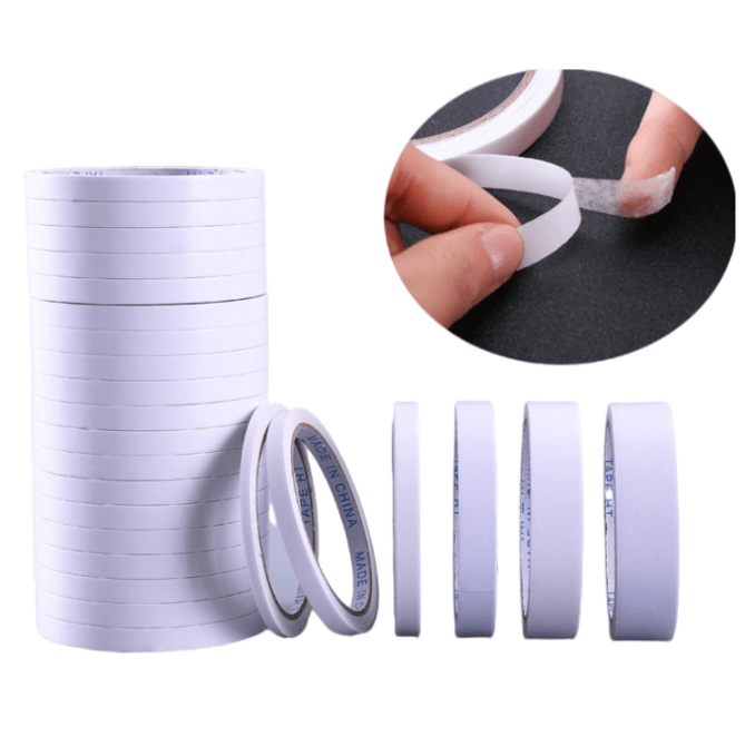 1Roll 8MM Strong Adhesion Double Sided Sticky Tape Powerful Doubles