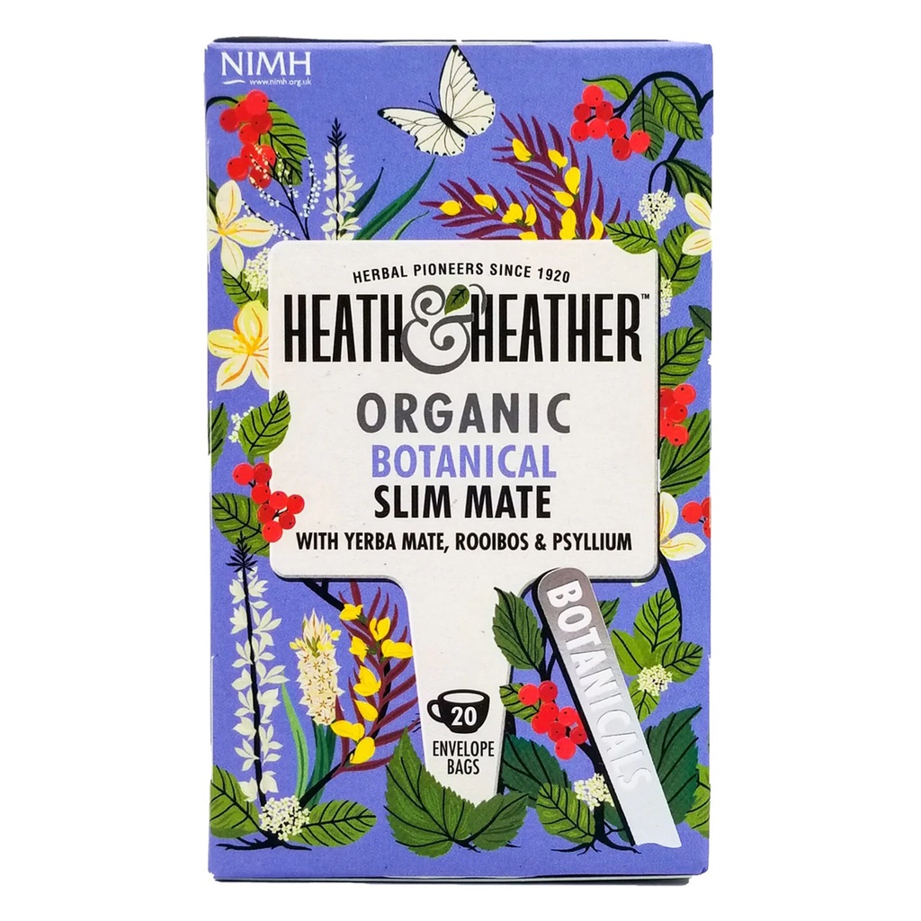 Heath and Heather Organic Tea Botanical Slim Mate Yerba Mate