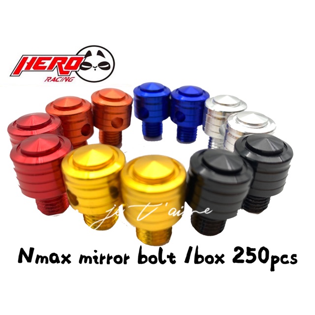 COD Motorcycle Nmax /Aerox side Mirror bolt set Shopee Philippines