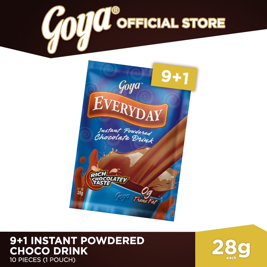 Goya Everyday 9+1 Instant Powdered Chocolate Drink Shopee Philippines